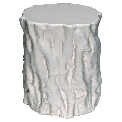 Noir Furniture - Damono Stool/Side Table, White Fiber Cement - AR-304WFC - GreatFurnitureDeal