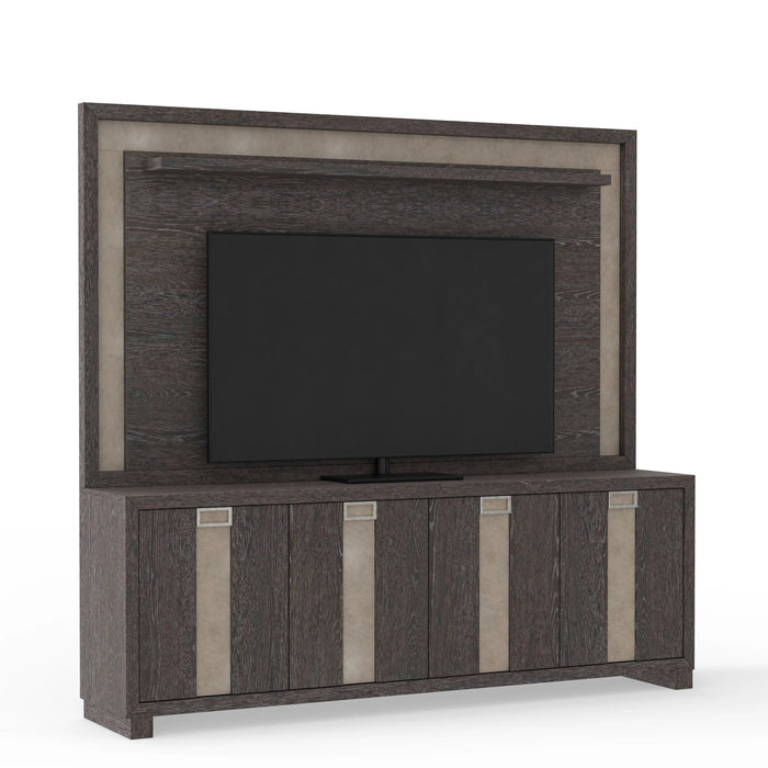 Parker House -  Ascent 90 in. TV Console with Hutch and Back Panel - ASC#90-2-DCH - GreatFurnitureDeal