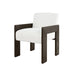 Worlds Away - Astor Square Arm Wooden Accent Chair in Espresso Oak - ASTOR ES - GreatFurnitureDeal