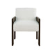 Worlds Away - Astor Square Arm Wooden Accent Chair in Espresso Oak - ASTOR ES - GreatFurnitureDeal