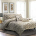 AICO Furniture - Astaire"5pc Queen Comforter Set"Patina - BCS-QS05-ASTRE-PNA - GreatFurnitureDeal