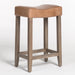 Knox Saddle Bar Stool in Refined Slate and Brindled Ash - AT002B-RDS/BDA - GreatFurnitureDeal