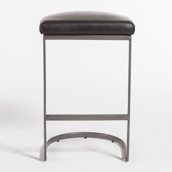 San Rafael Bar Stool in Aged Obsidian and Burnished Riviera - AT004B-AO/BRF - GreatFurnitureDeal