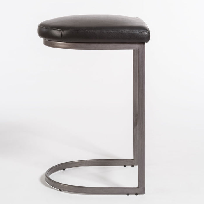 San Rafael Bar Stool in Aged Obsidian and Burnished Riviera - AT004B-AO/BRF - GreatFurnitureDeal