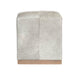 Felix Small Leather Ottoman in Frosted Hide - AT074-FH - GreatFurnitureDeal