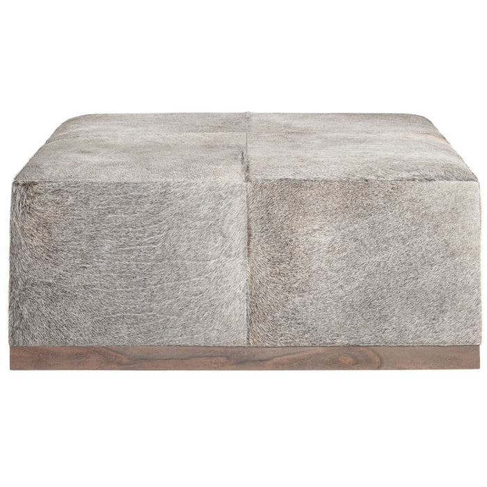 Felix Large Leather Ottoman in Frosted Hide - AT075-FH - GreatFurnitureDeal