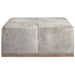 Felix Large Leather Ottoman in Frosted Hide - AT075-FH - GreatFurnitureDeal