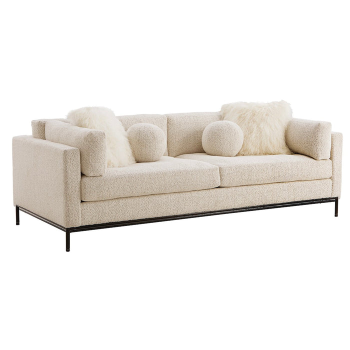 Pike Sofa in Coastal Sand and Matte Charcoal - AT10212-CLS/MC - GreatFurnitureDeal