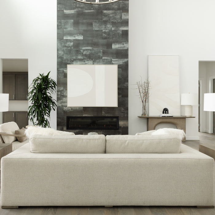 Clyde Sofa in Grey Cliff and Dusted Stone - AT10366-GRC/DDS - GreatFurnitureDeal