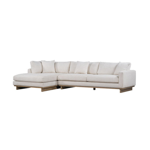 LAF Paxton Sectional in Swiss Cream and Modern Mocha - AT10961-SWC/MMC - GreatFurnitureDeal