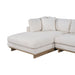 LAF Paxton Sectional in Swiss Cream and Modern Mocha - AT10961-SWC/MMC - GreatFurnitureDeal