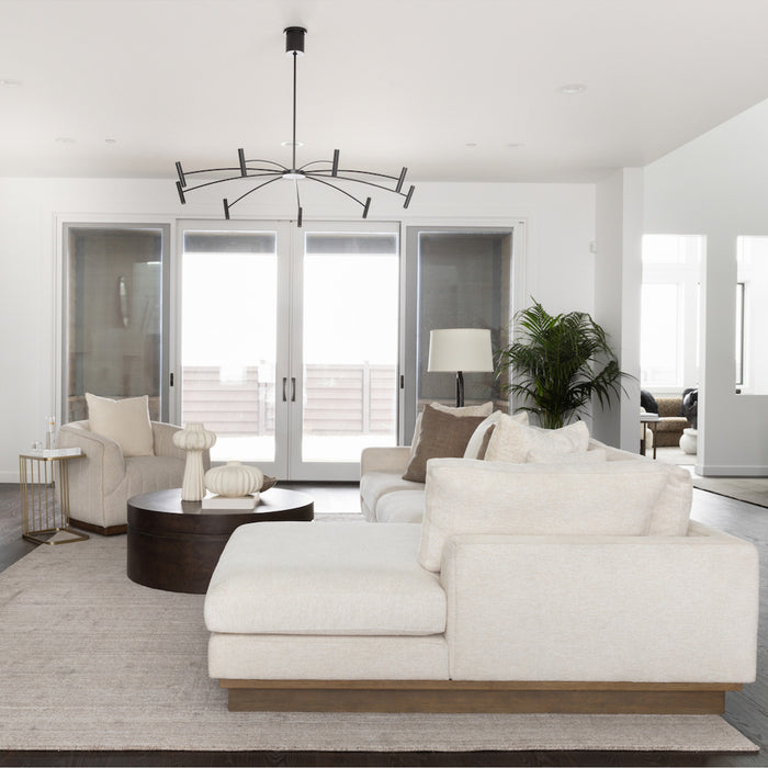 RAF Paxton Sectional in Swiss Cream and Modern Mocha - AT10962-SWC/MMC - GreatFurnitureDeal