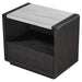 Slade One Drawer Nightstand in Light Limestone and Dark Cinder - AT20280-DKC/LTL - GreatFurnitureDeal