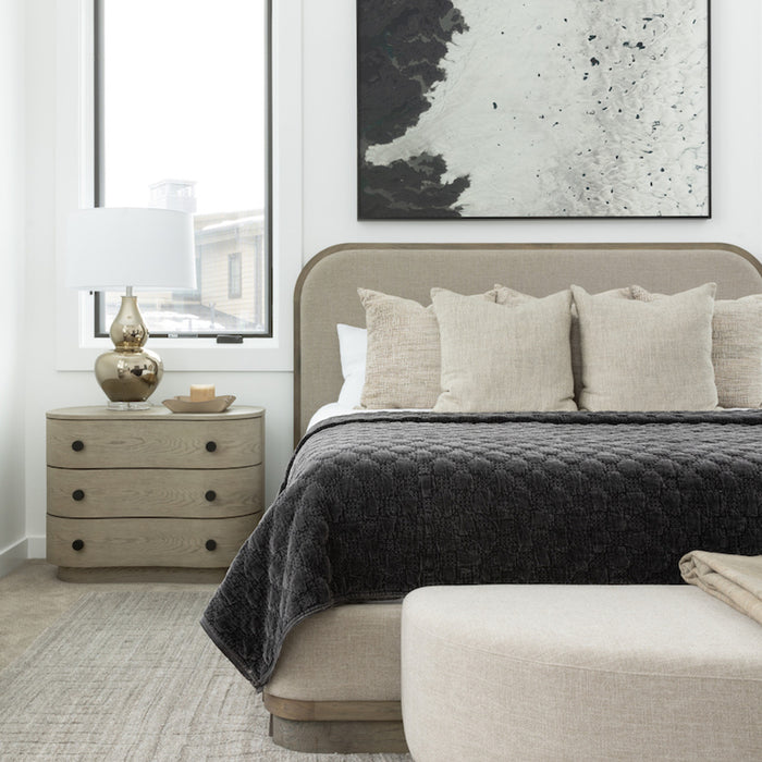 Emery Three Drawer Nightstand in Dusted Stone - AT20290-DDS - GreatFurnitureDeal