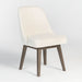 Jackie Dining Chair in Warm Cotton and Moderna Brown - AT203-WMC - GreatFurnitureDeal