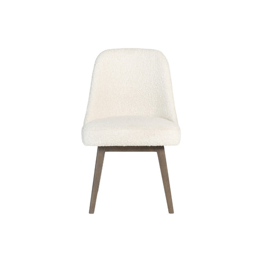 Jackie Dining Chair in Warm Cotton and Moderna Brown - AT203-WMC - GreatFurnitureDeal