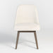 Jackie Dining Chair in Warm Cotton and Moderna Brown - AT203-WMC - GreatFurnitureDeal