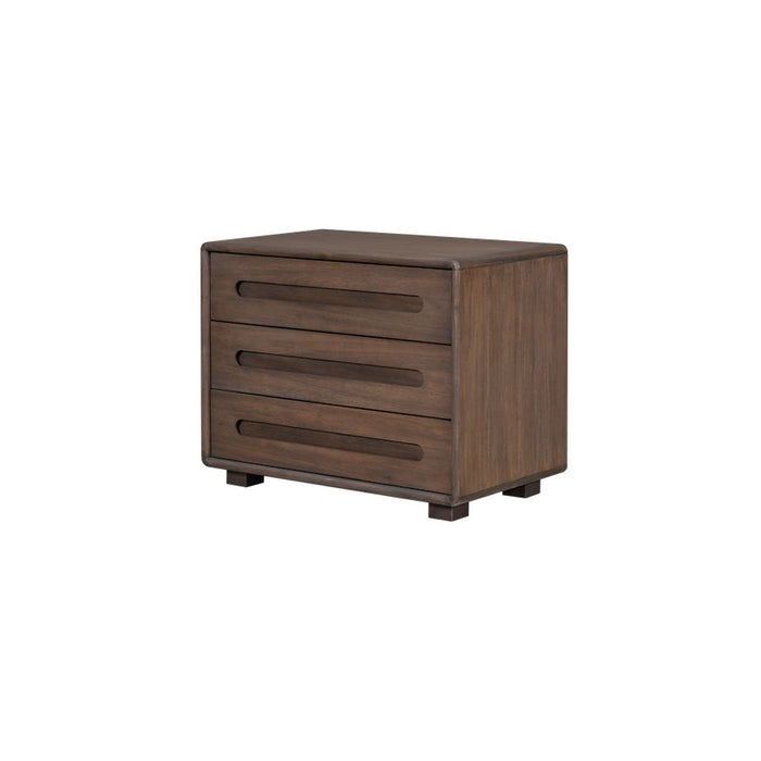 Cameron Three Drawer Nightstand in Modern Mocha - AT20320-MMC - GreatFurnitureDeal