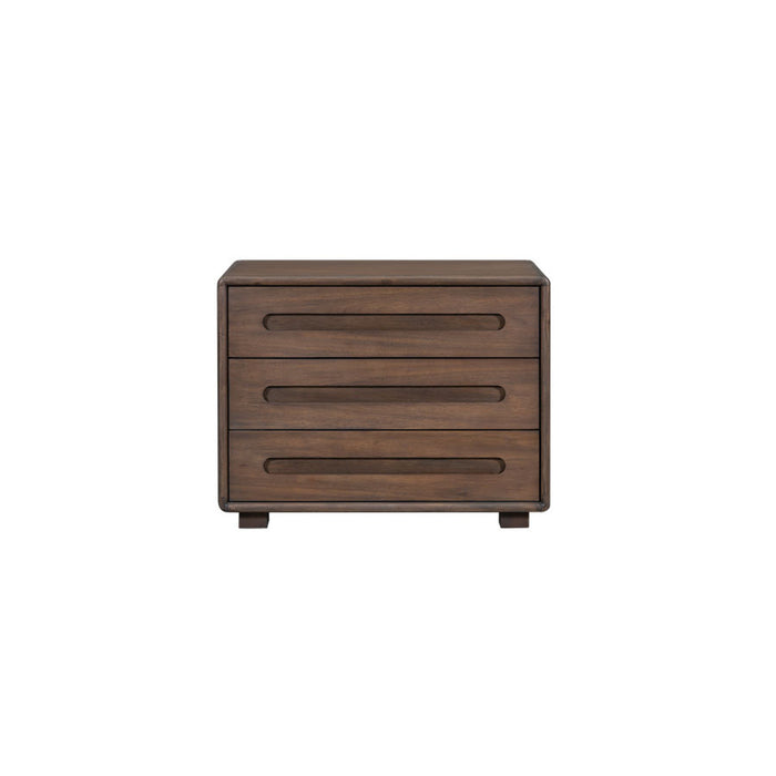 Cameron Three Drawer Nightstand in Modern Mocha - AT20320-MMC - GreatFurnitureDeal