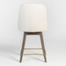 Jackie Counter Stool in Warm Cotton and Moderna Brown - AT203C-WMC - GreatFurnitureDeal