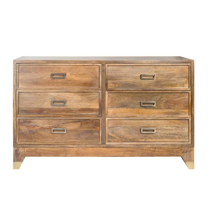 Everette 6 Drawer Dresser in Brindled Ash - AT30300-BDA - GreatFurnitureDeal