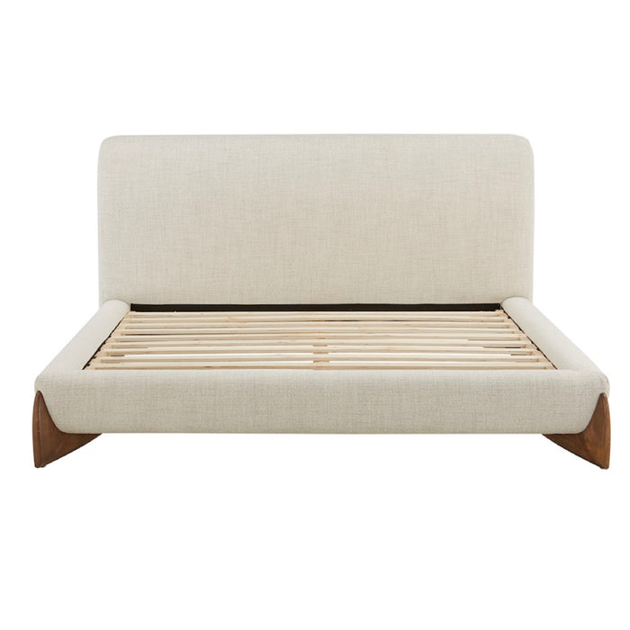 Crosby King Bed in Raw Sugar and Brushed Cypress - AT40260K-RWS/BDS - GreatFurnitureDeal