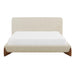Crosby King Bed in Raw Sugar and Brushed Cypress - AT40260K-RWS/BDS - GreatFurnitureDeal