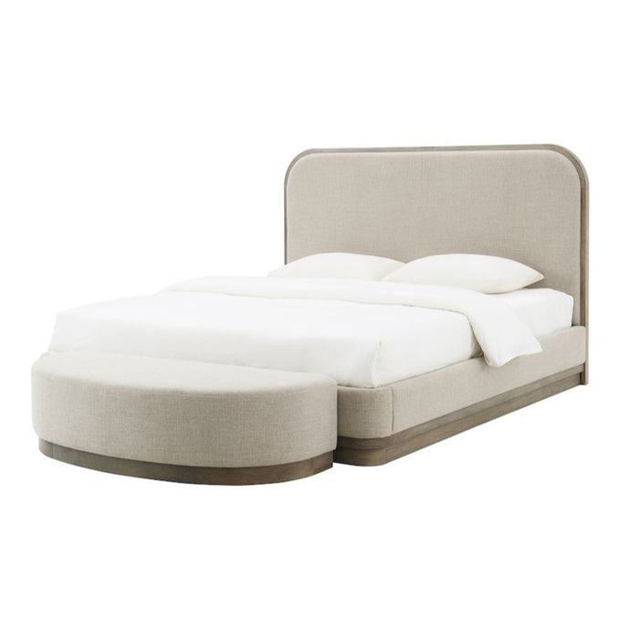 Emery Queen Bed in Titan Tan and Dusted Stone - AT40290Q-TTN/DDS - GreatFurnitureDeal