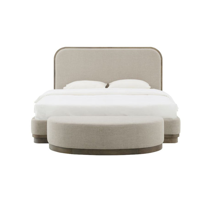 Emery Queen Bed in Titan Tan and Dusted Stone - AT40290Q-TTN/DDS - GreatFurnitureDeal