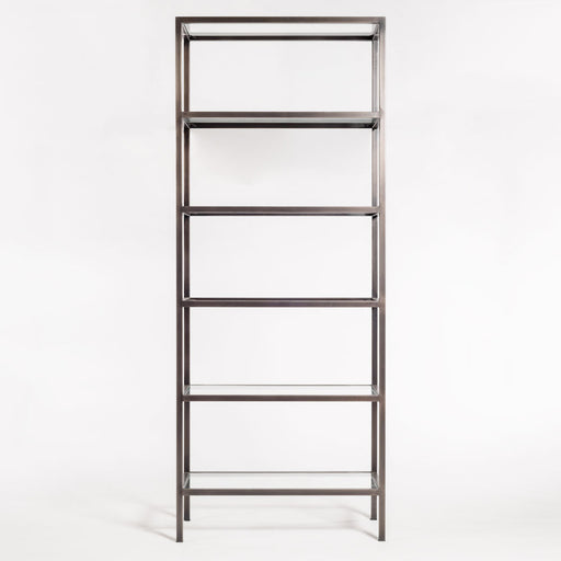 Sawyer 36"Bookshelf in Gunmetal Finish - AT5100-GMF - GreatFurnitureDeal