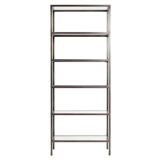 Sawyer 36"Bookshelf in Gunmetal Finish - AT5100-GMF - GreatFurnitureDeal