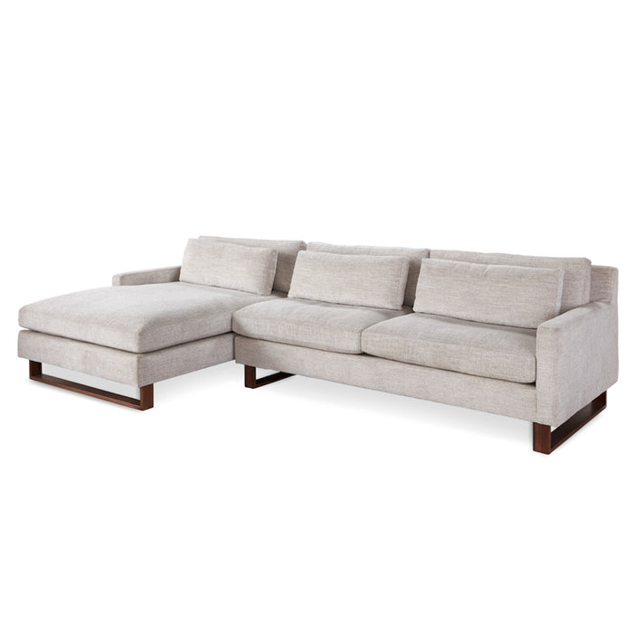 Vance LAF Sectional in Frosted Cream - AT52101-FTC - GreatFurnitureDeal