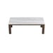 Durham Dining Table in Medium Cinder and Grecian White Marble - AT60099-MCR/GWM - GreatFurnitureDeal