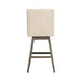 Tribeca Swivel Bar Stool in Chevron Cream and Grey Latte - AT600B-CNC/GRL - GreatFurnitureDeal