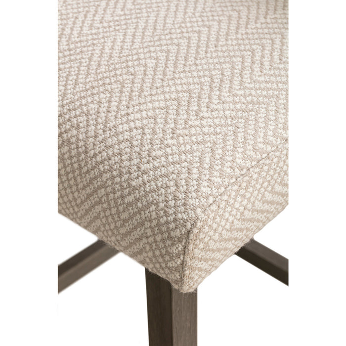 Tribeca Swivel Bar Stool in Chevron Cream and Grey Latte - AT600B-CNC/GRL - GreatFurnitureDeal