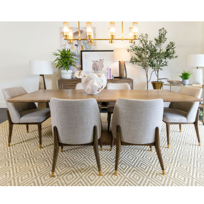 Rhett 96" Dining Table in Light Oak - AT60100-96-LTO - GreatFurnitureDeal