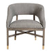 Wyatt Dining Chair in Modern Tweed and Distressed Beechwood - AT9028-MT - GreatFurnitureDeal