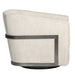 Blaine Occasional Swivel Chair in Everest Frost and Blackened Nickel - AT9044-ETF - GreatFurnitureDeal