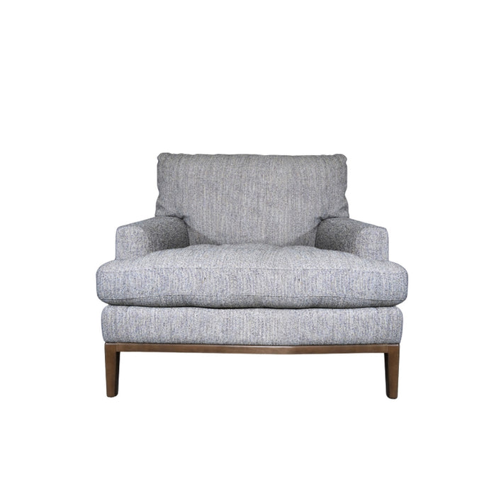 Lewis Chair in Metallic Oyster and Warm Jakarta - AT9060-MCO - GreatFurnitureDeal