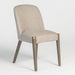 Reston Dining Chair in Woven Bisque and Distressed Beechwood - AT910-WNB - GreatFurnitureDeal