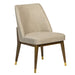 Cole Dining Chair in Herringbone Haze and Warm Walnut - AT915-HNH - GreatFurnitureDeal