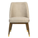 Cole Dining Chair in Herringbone Haze and Warm Walnut - AT915-HNH - GreatFurnitureDeal