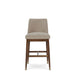 Cole Counter Stool in Herringbone Haze and Warm Walnut - AT915C-HNH - GreatFurnitureDeal