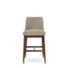 Cole Counter Stool in Herringbone Haze and Warm Walnut - AT915C-HNH - GreatFurnitureDeal