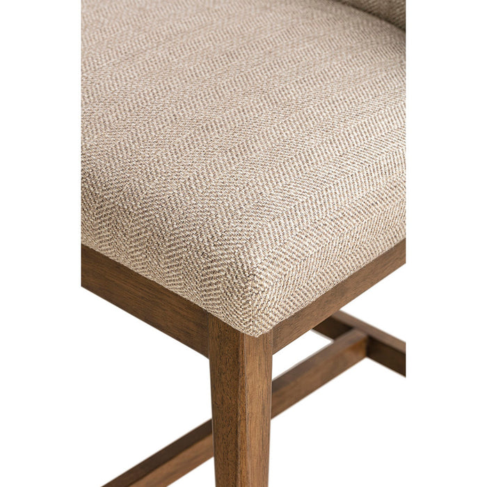 Cole Counter Stool in Herringbone Haze and Warm Walnut - AT915C-HNH - GreatFurnitureDeal