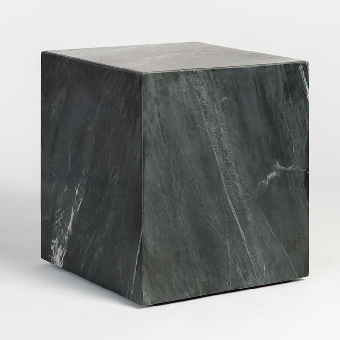 Lennox End Table in Storm Cloud Marble - AT9239-SMC - GreatFurnitureDeal