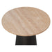 Brynn Accent Table in Warm Travertine and Dark Cinder - AT9266-DKC/WMT - GreatFurnitureDeal