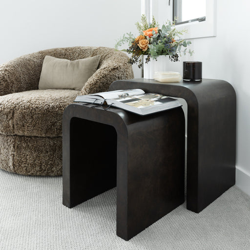 Brea Nesting Tables in Chocolate Burl - AT9282-CTB - GreatFurnitureDeal
