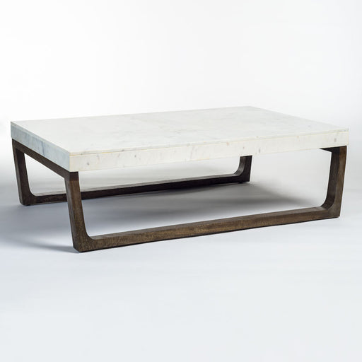 Windsor Coffee Table in Arctic Marble and Aged Ash - AT9340-AM/ADA - GreatFurnitureDeal