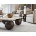 Atlas Coffee Table in Warm Travertine and Dark Cinder - AT9370-DKC/WMT - GreatFurnitureDeal